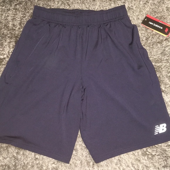 new balance navy shorts